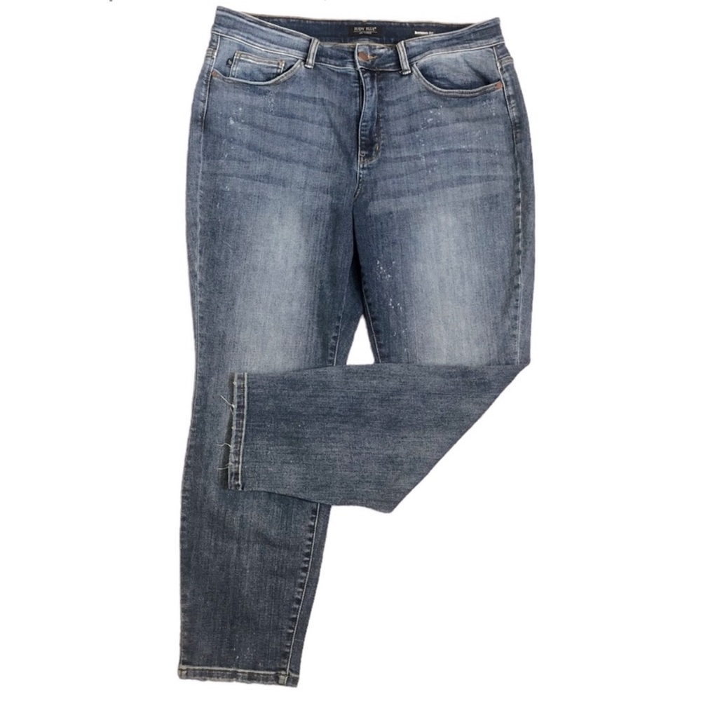 JUDY BLUE Boyfriend fit jeans high waist stretch size 18W